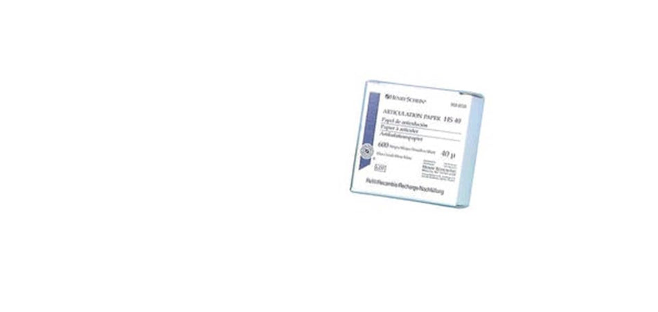 HS Articulating Paper Booklet, Articulating Paper - Stripes Blue, Thickness 195 µ, Booklet 12 x 12 Sheets