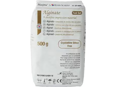 HS-Maxima Alginate Color, Krom-Alginate Plus bag 2 x 500 g and measuring cutlery