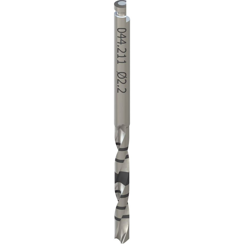 Pilot drill 1 long, length 41 mm, Ø 2.2 mm Stainless steel