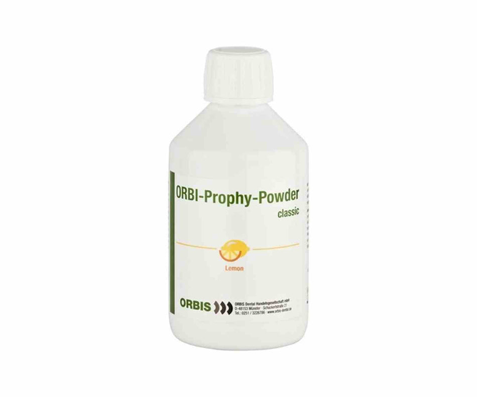 ORBI-Prophy Powder classic Lemon, grain size 40 µm, bottle 300 g