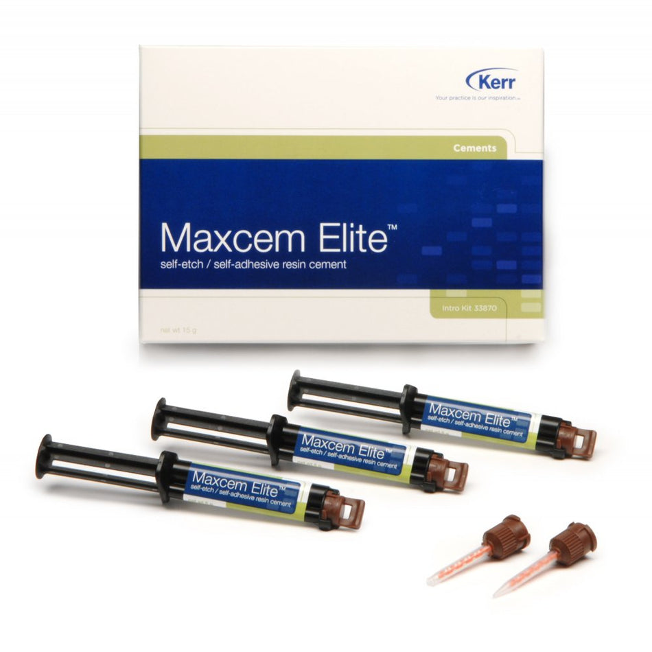 Maxcem Elite, white opaque, pack of 2 × 5 g