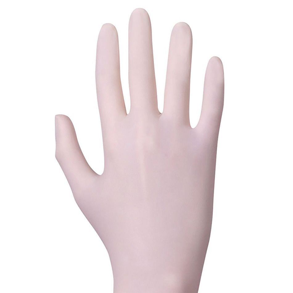 Select Premium, disposable gloves, latex, powder-free, white, size S, 1 pack of 100