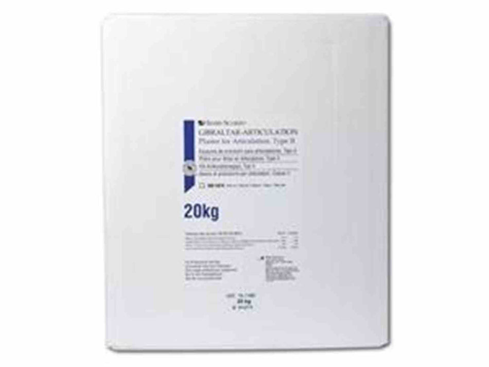 HS-Articulation Plaster Natural - natural white, Gibraltar Articulation Box 20 kg