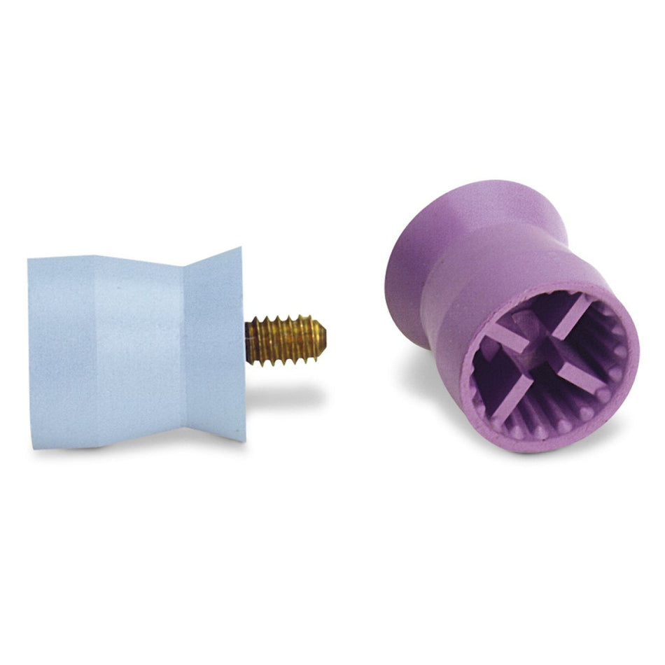 Young Prophylaxis Cup, Petite Web, latex-free, Screw-Type for screwing on, short, soft, purple, 144 pieces