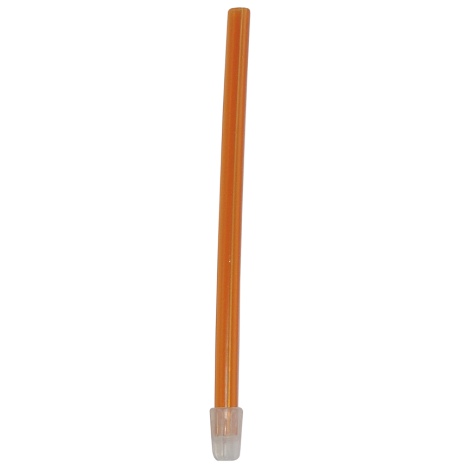 Saliva ejectors, coloured - orange, 100 pieces