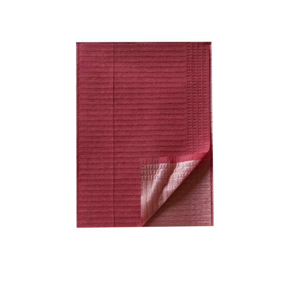 Patient napkins, coloured - wine red, 500 pieces