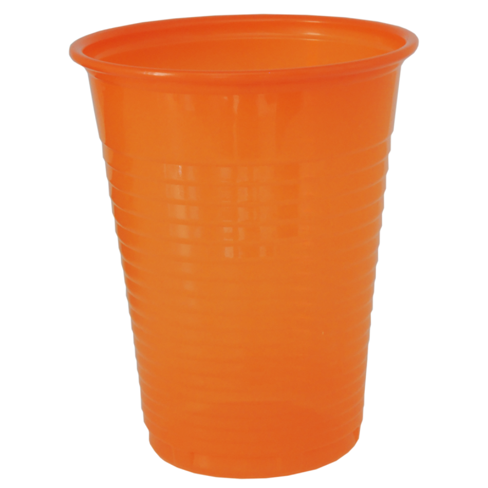 Mouthwash cup, coloured - orange, 3000 pieces