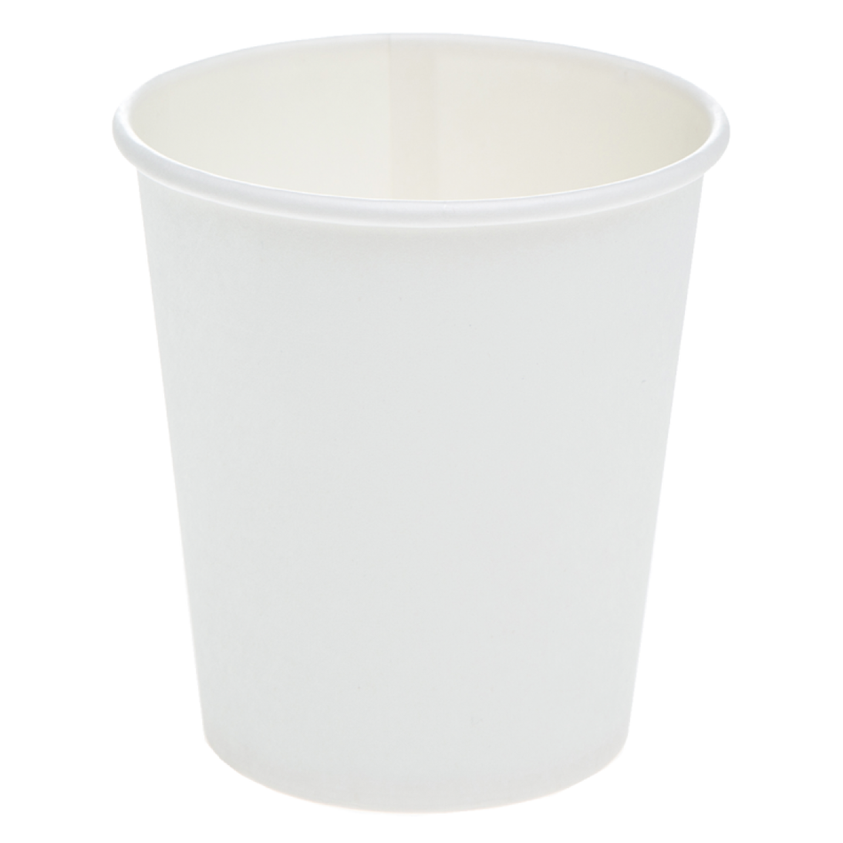 Paper cups, PE-coated inside - white, 1000 pieces