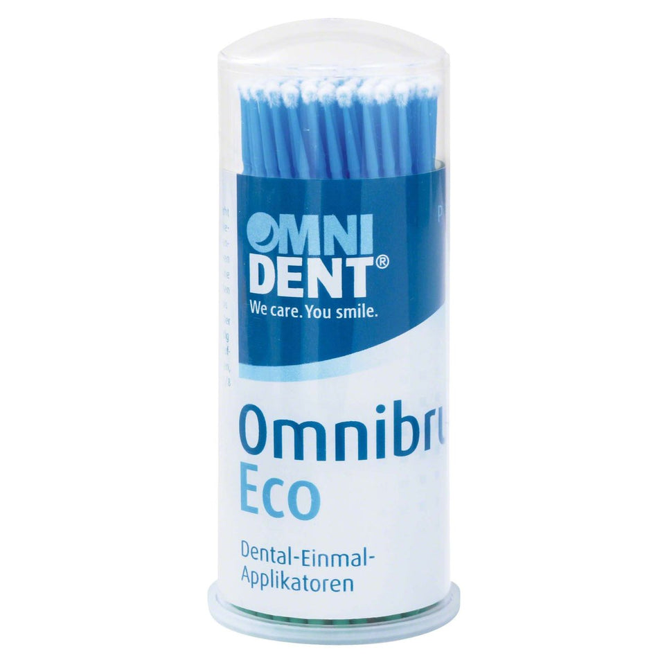 Omnibrush Eco Micro Brush, blue, pack of 100