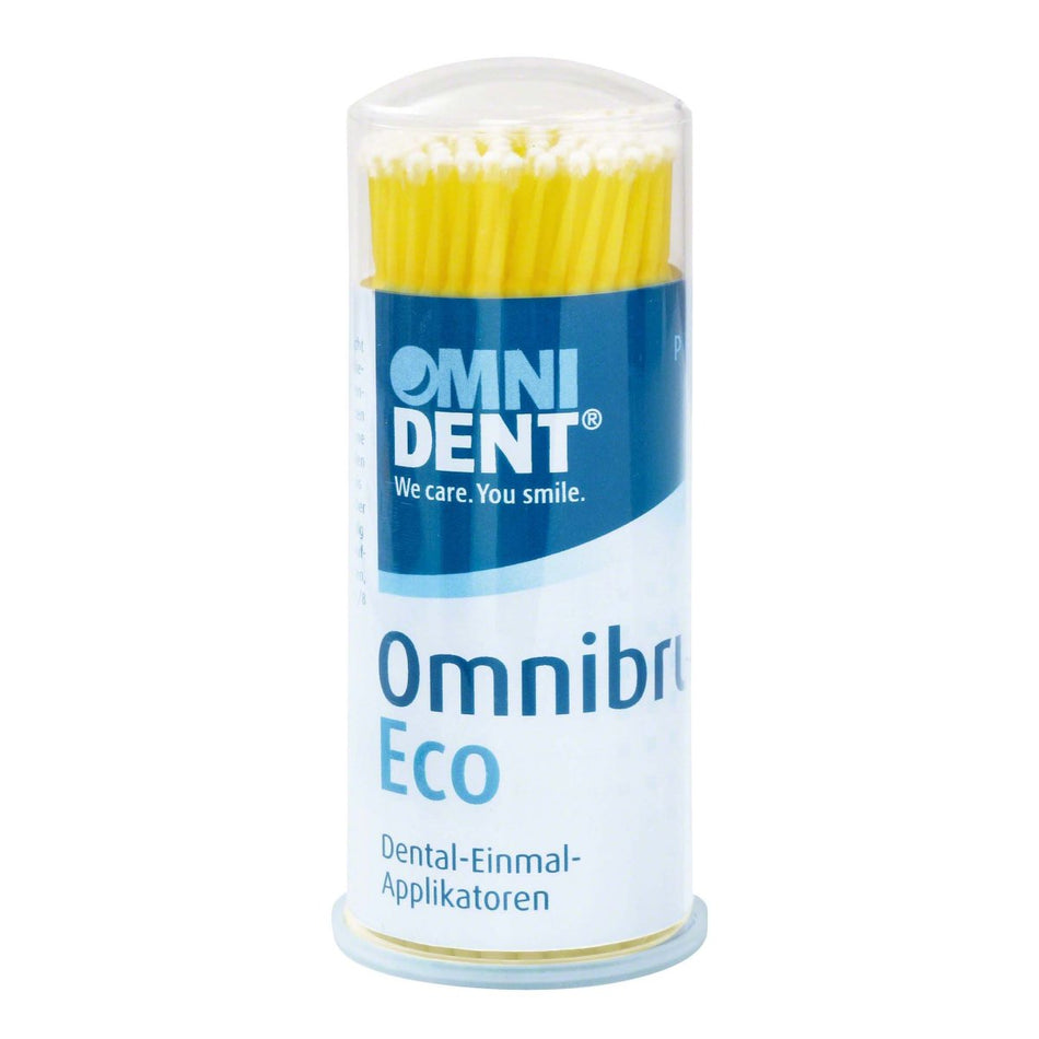 Omnibrush, micro brush, yellow, pack of 100