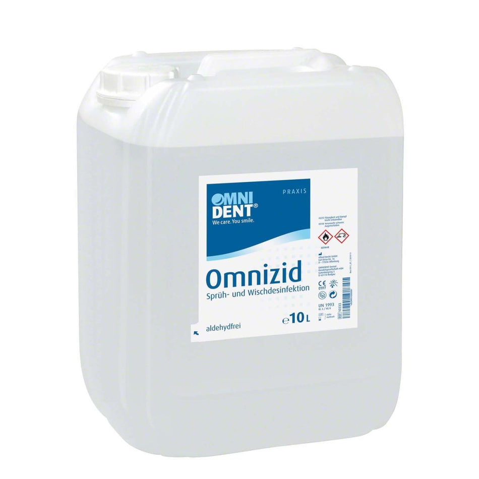 Omnicide, spray and wipe disinfection, neutral, 10 litre canister