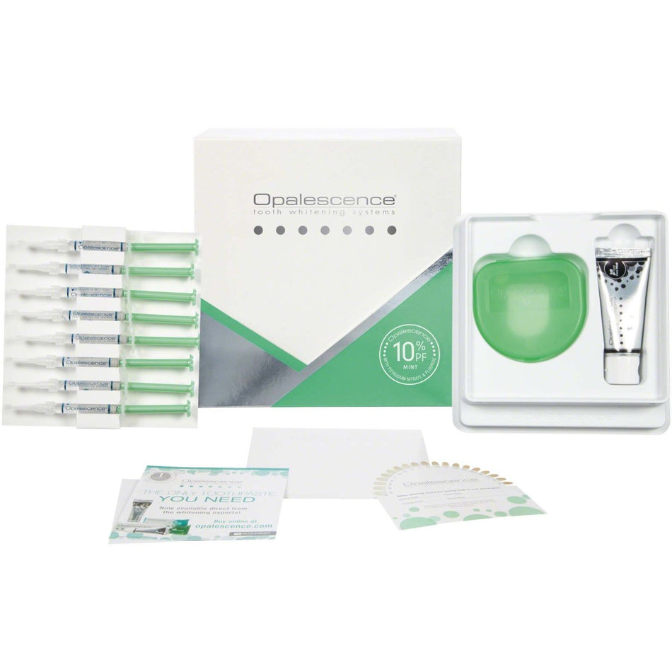 Opalescence PF 10%, Home Bleaching Material, Mint, Patient Set, 8 syringes of 1.2 ml each