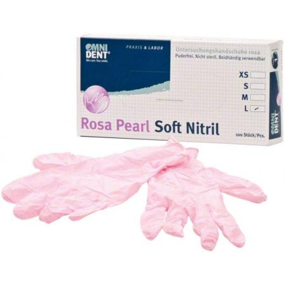 Pink Pearl Soft Nitrile Pack of 100 L