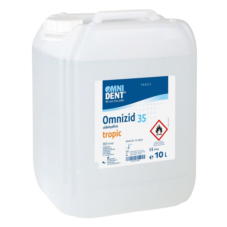 Omnizid 35, rapid disinfection, tropic, canister of 10 liters