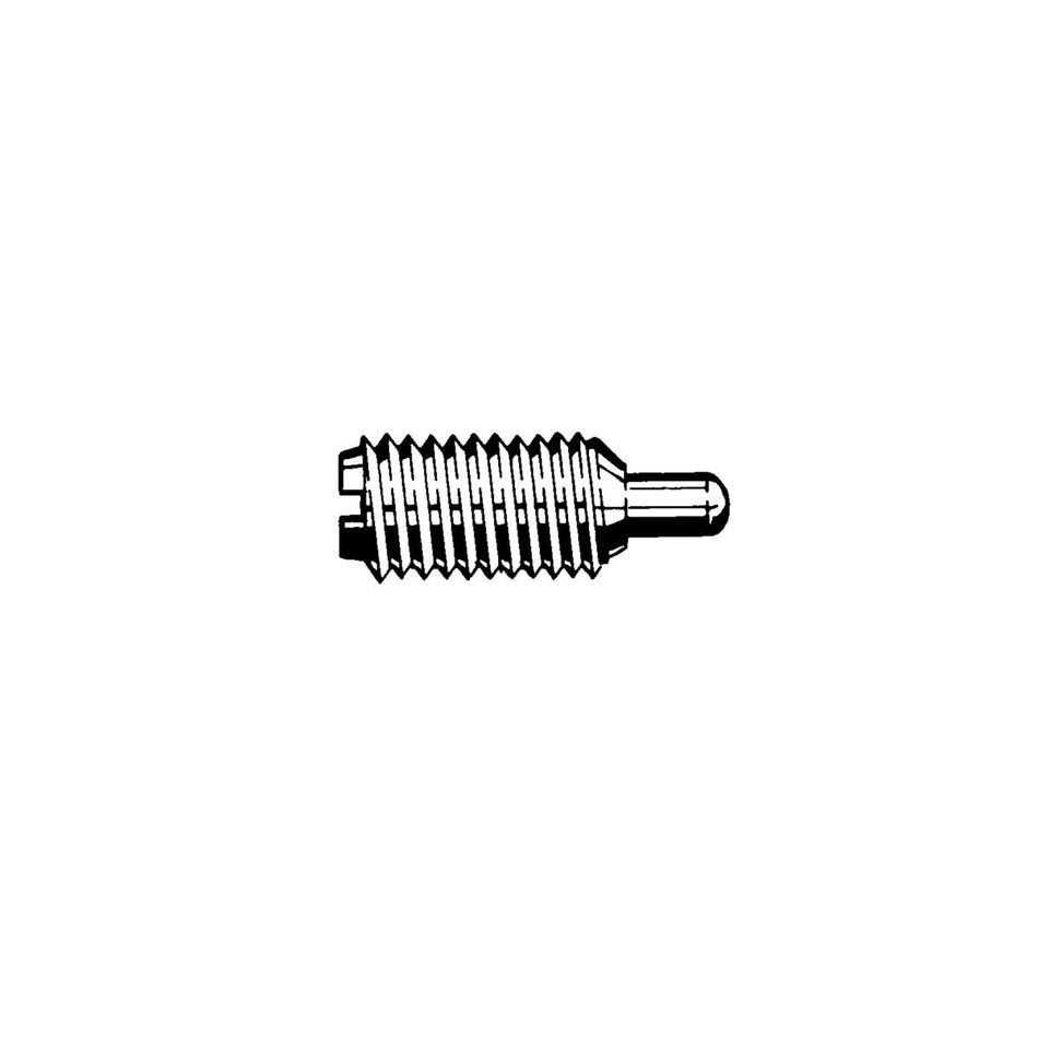 Spring bolt screw 4 mm, 5 pieces