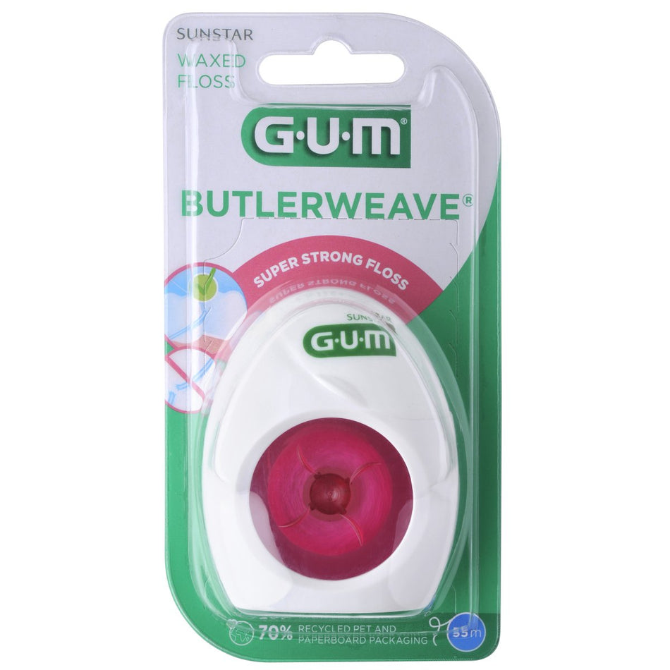 GUM Butlerweave waxed dispenser box 55m, 12 pieces