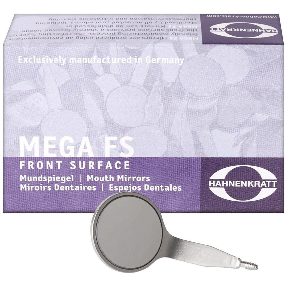 Mouth Mirror Mega, FS, 4 Plan, pack of 12