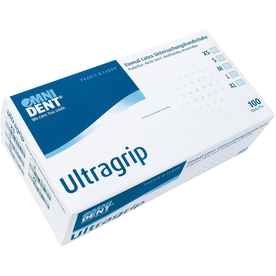 Ultragrip, disposable gloves, powder-free, size S, pack of 100