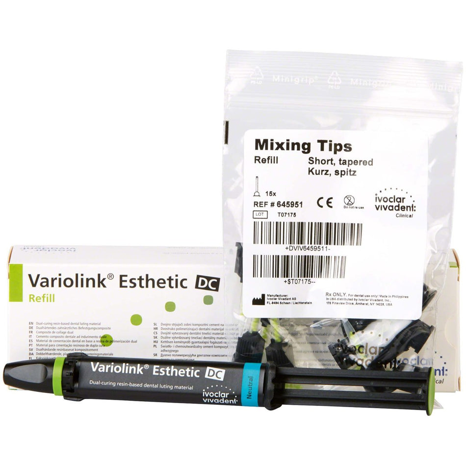 Variolink Esthetic, DC, neutral, refill, 9 g syringe