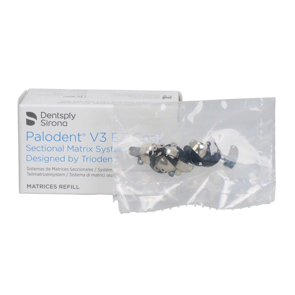 Palodent V3 EZ Coat matrix, refill pack, 4.5 mm, dark blue, pack of 50 pieces