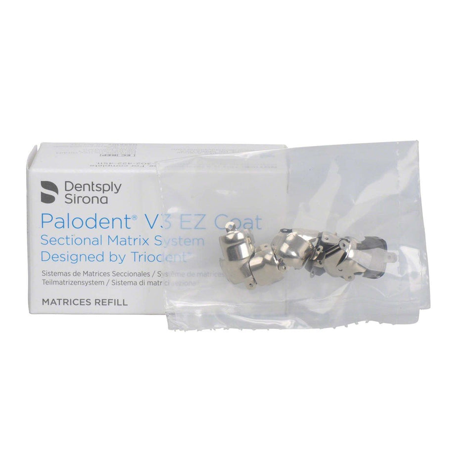 Palodent V3 EZ Coat matrix, refill pack, 7.5 mm, light gray, pack of 50 pieces