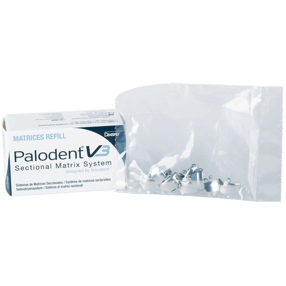 Palodent V3 matrix, partial matrix system, 7.5 mm, pack of 50 pieces