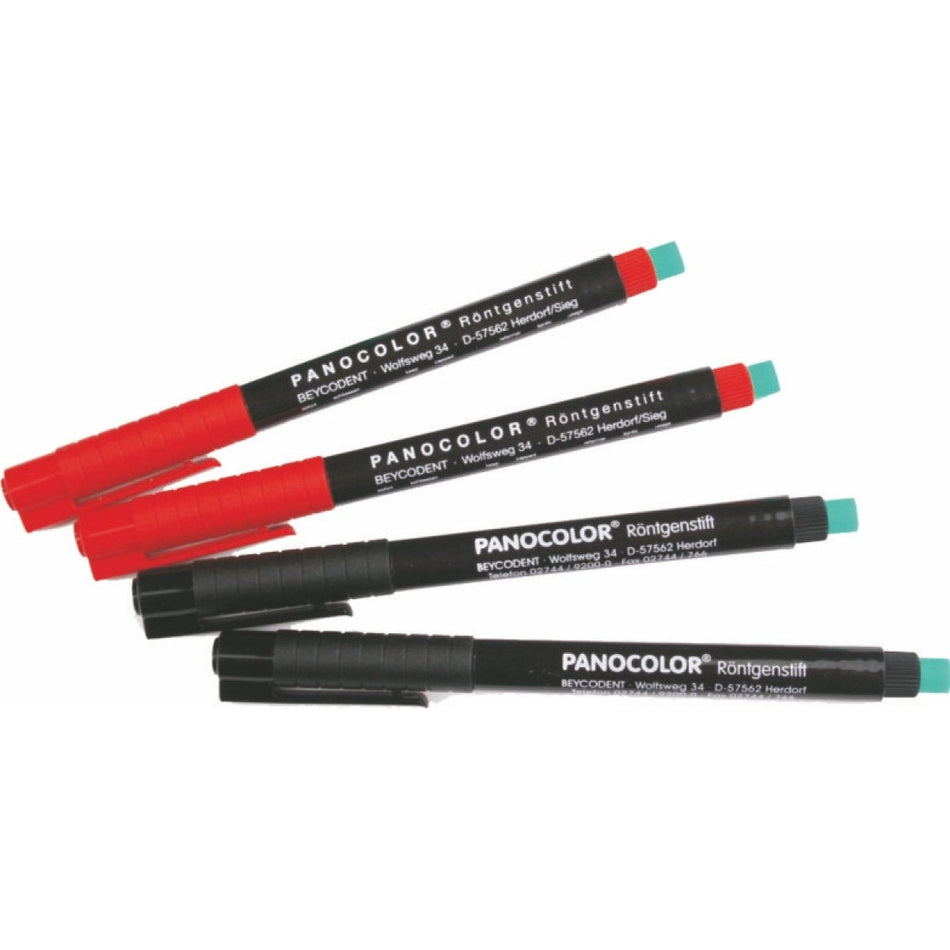 Panocolor X-ray pens pack of 4 pens black