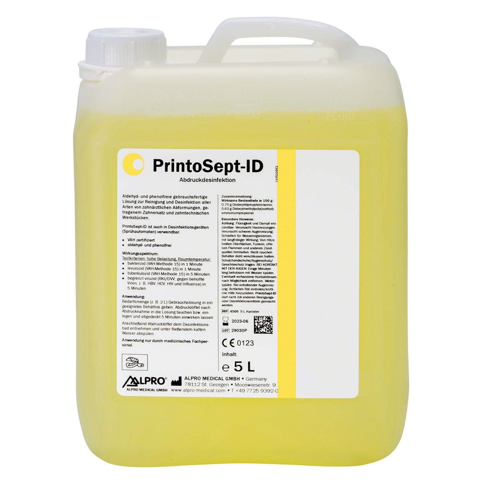 Printosept ID, solution for cleaning and disinfection, canister of 5 liters