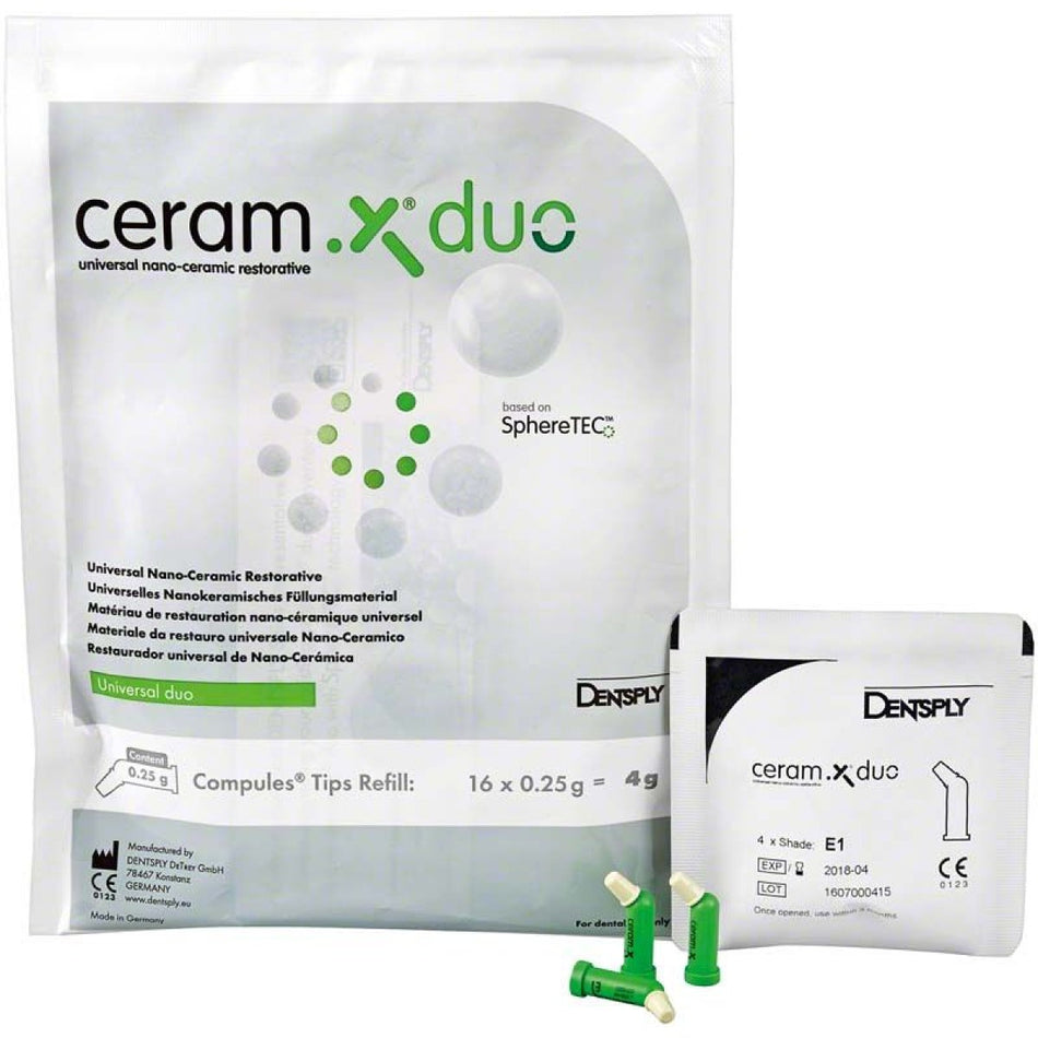 Ceram.x duo+, Compules, 0.25 g, E1, pack of 16 capsules