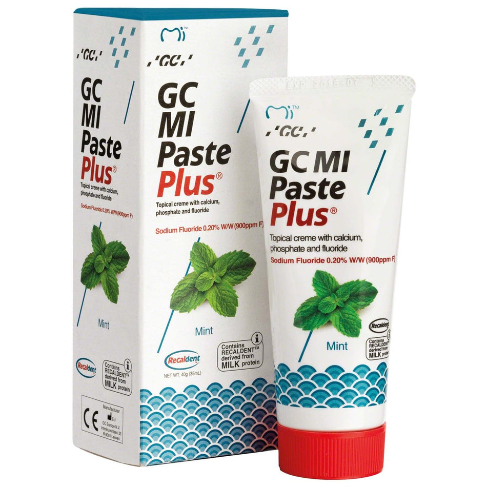 MI Paste Plus, tooth protection cream, mint, 10 tubes of 40 g each