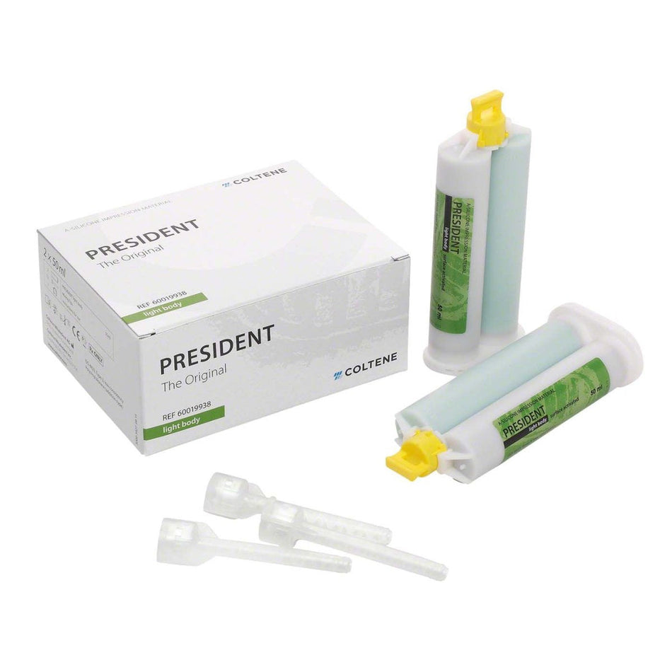 President The Original, A-silicone, light body, set, 2 double cartridges of 50 ml each