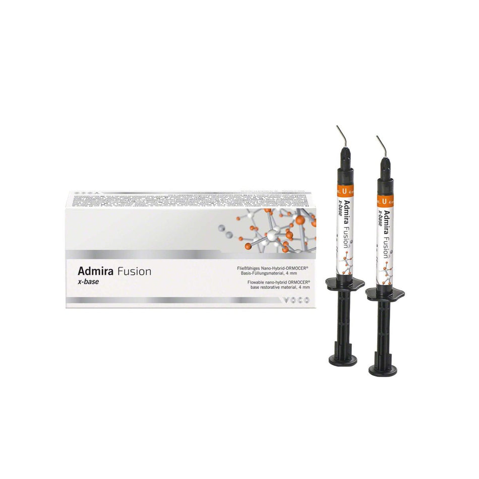 Admira Fusion x-base, nano-hybrid ormocer, flowable, universal, 5 syringes of 2 g each