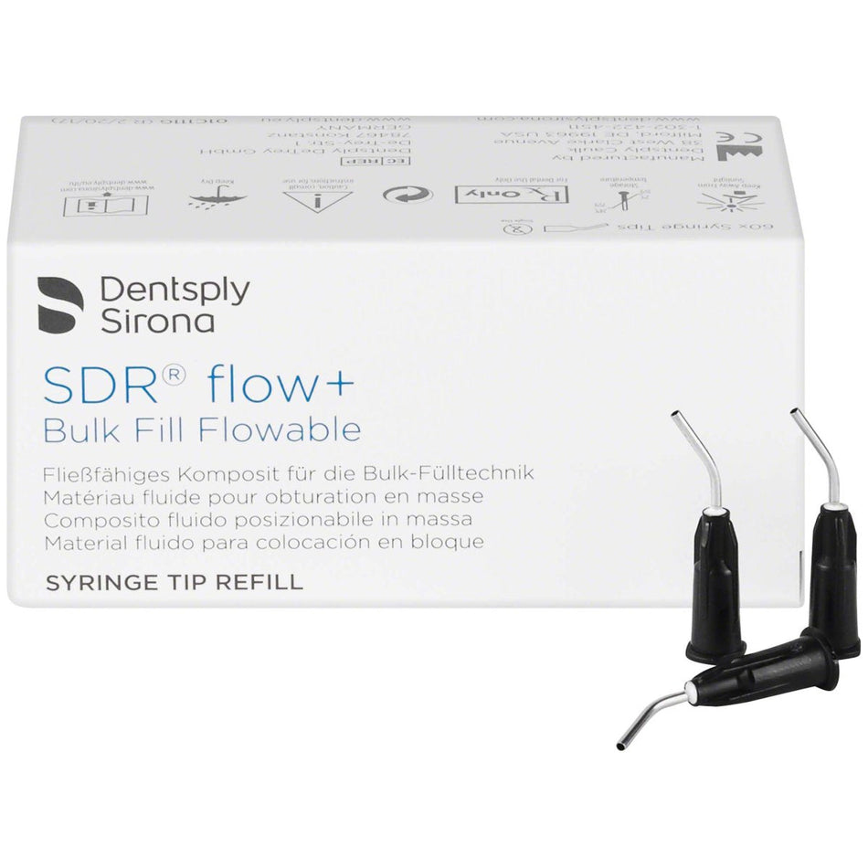 SDR flow +, application needles, black, pack of 60 pieces