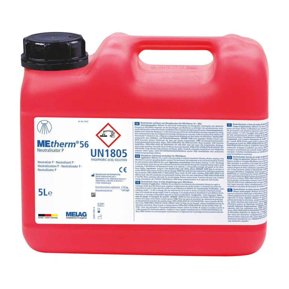 MEtherm 56 neutralizer P, canister of 5 liters