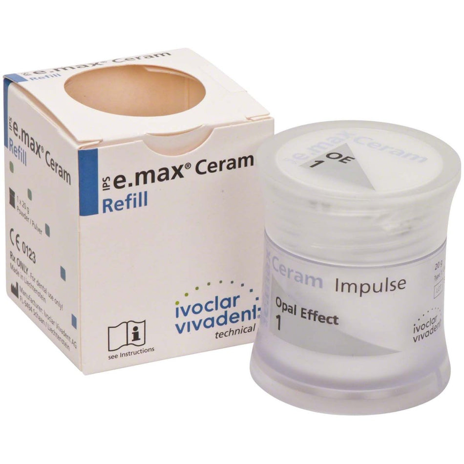 IPS e.max Ceram Opal Effect 1, nano-fluoro-apatite glass ceramic, pack of 20 g