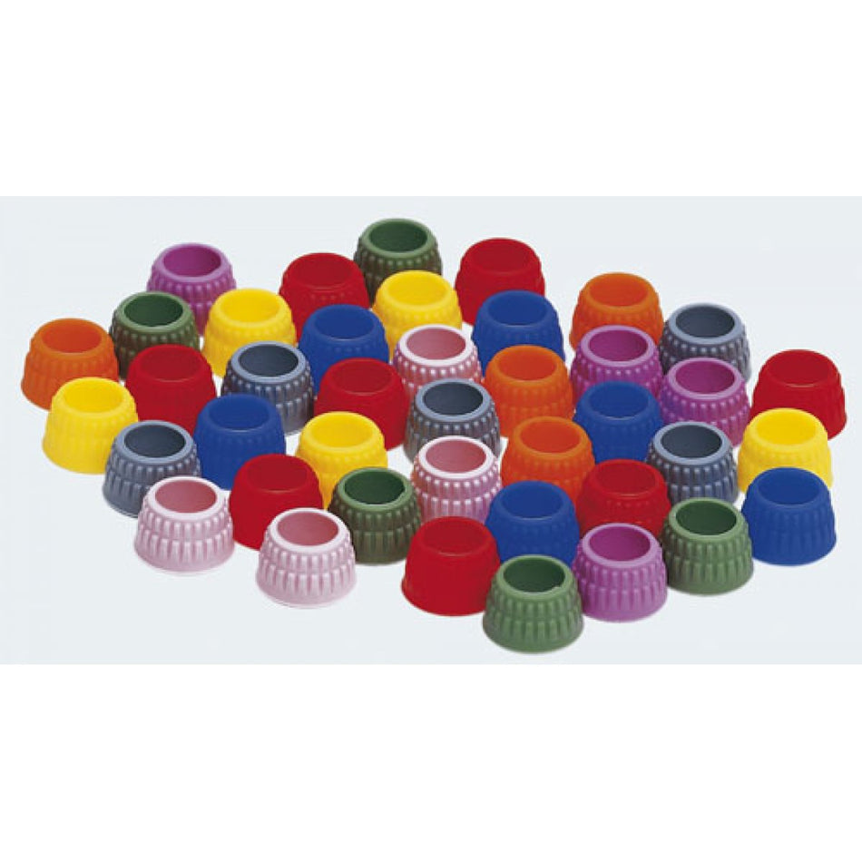 Coding rings color sorted for handle 7, pack of 80 pieces