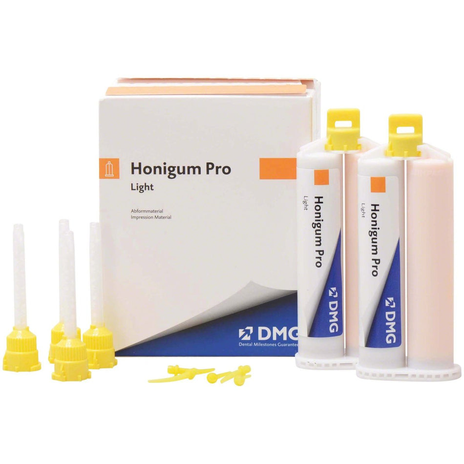 Honigum Pro Light Automix, corrective impression material, 2 double cartridges of 50 ml each