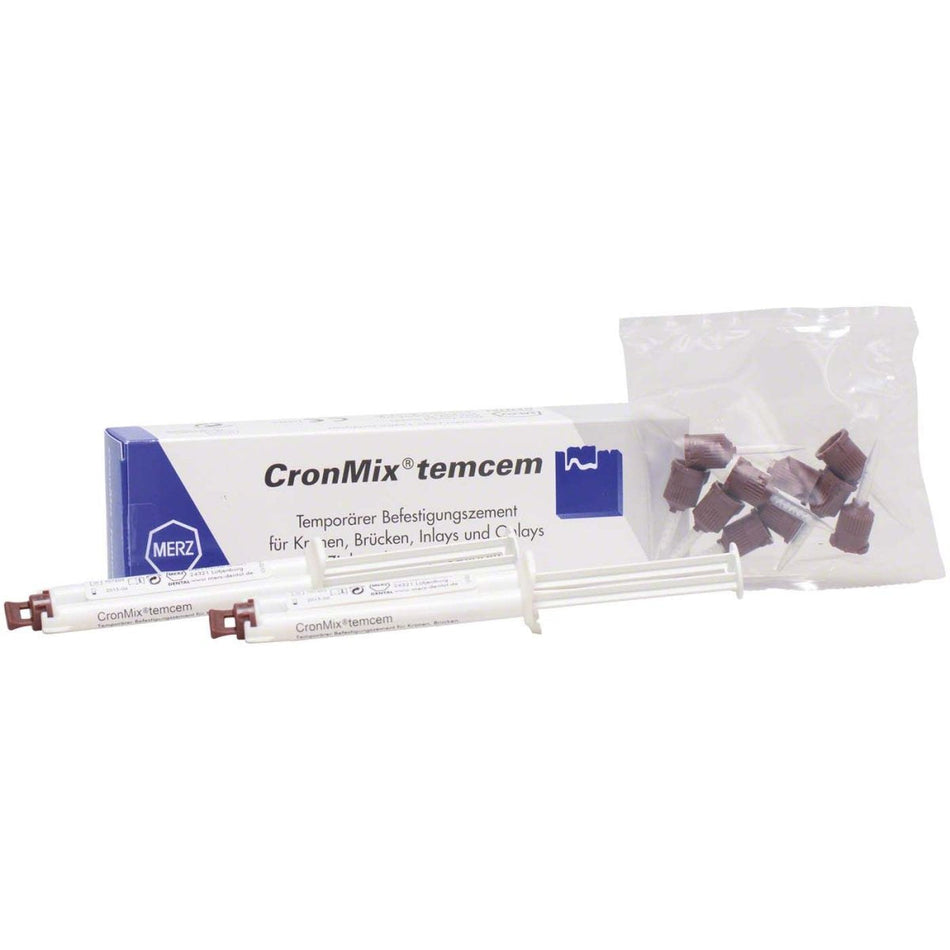 CronMix temcem, fixing material, temporary, set, pack of 2 syringes