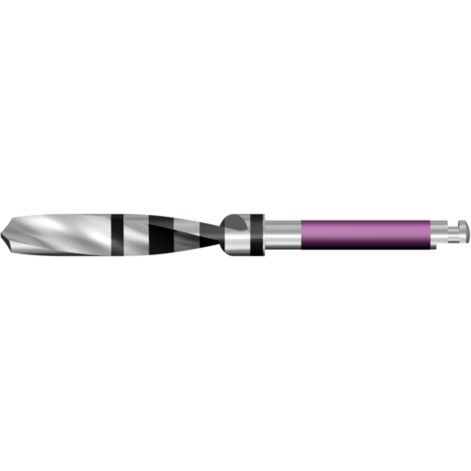 SP twist drill, Ø 3.35 mm, 8-19 mm (purple)