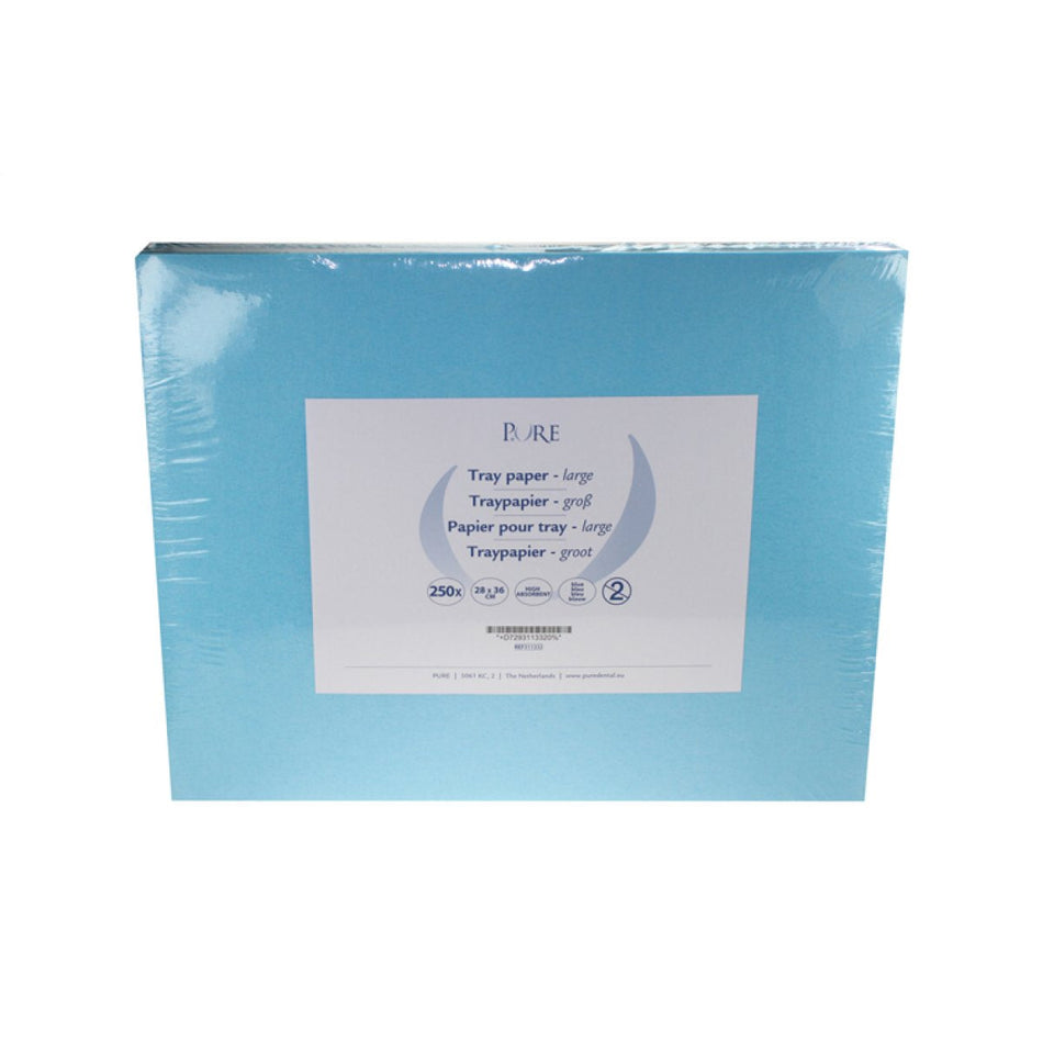 Pure Tray Paper XL, 28 × 36 cm, large, blue, pack of 250