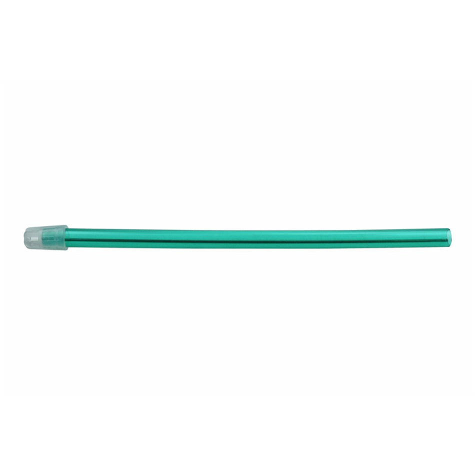 Pure saliva ejector flexible, 15cm, green, pack of 100