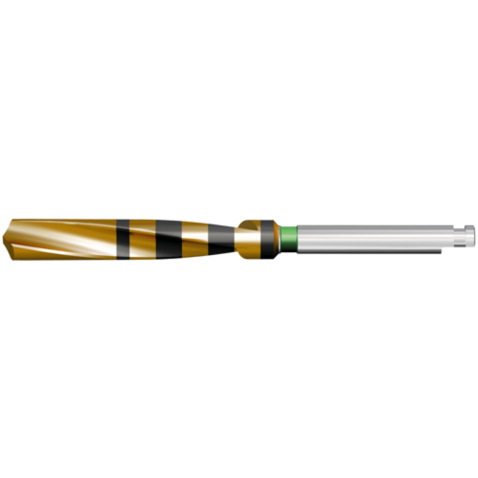 Twist drill, Ø 3.2 mm, 8-19 mm (green)