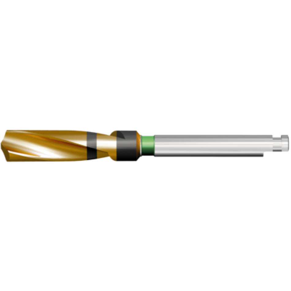 Twist drill, Ø 3.2 mm, 8-13 mm (green)