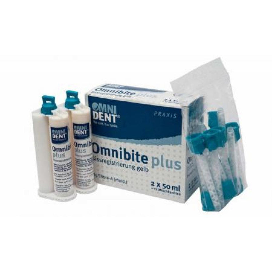 Omnibite plus set, register material, 2 cartridges of 50 ml each