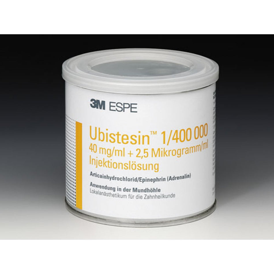 Ubistesin 1:400,000, box of 50 cylinder ampoules