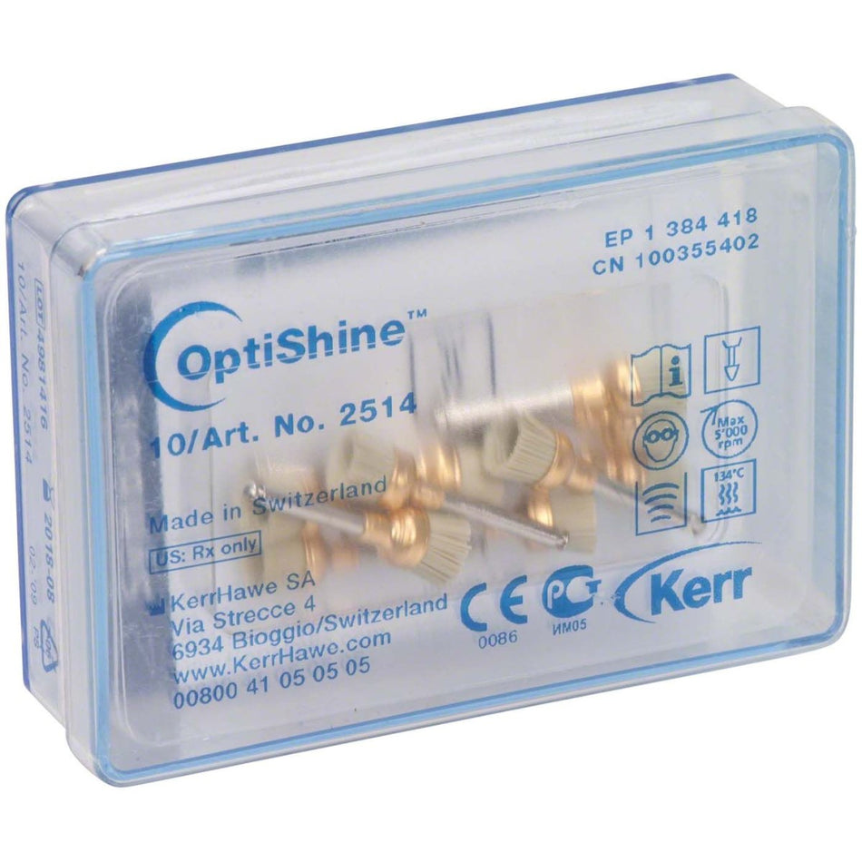 OptiShine polishing brushes, pack of 10