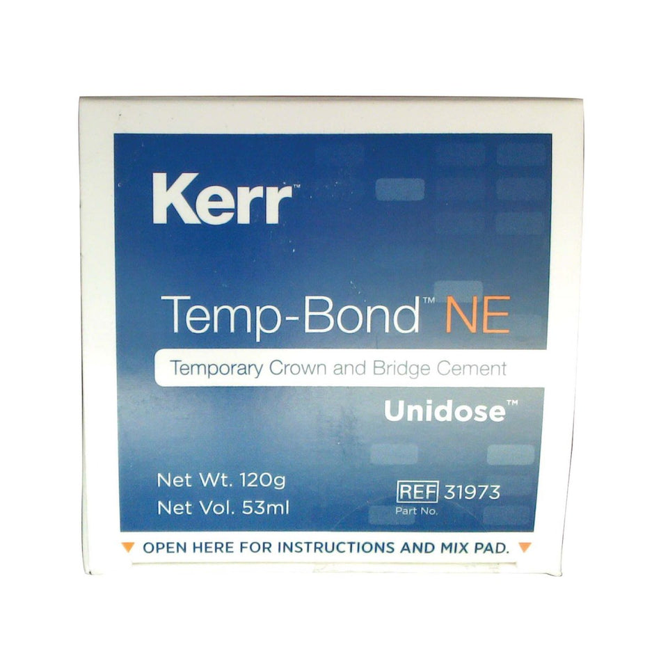 Temp Bond NE, temporary luting cement, 50 single doses of 2.4 g each