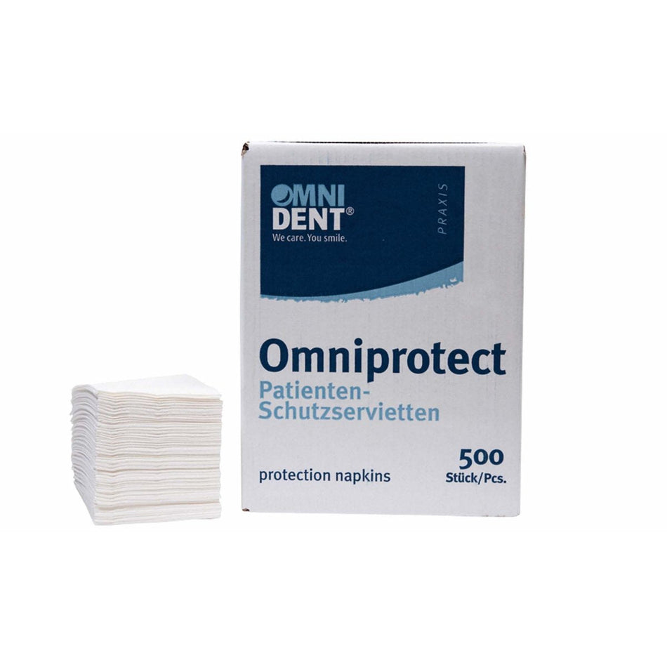 Omniprotect napkins, white, pack of 500