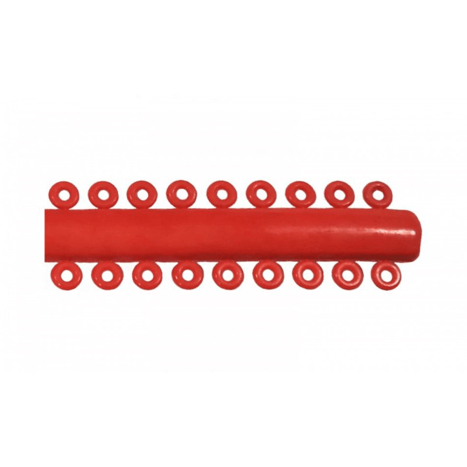 Elastic ligatures, red, pack of 1040 pieces