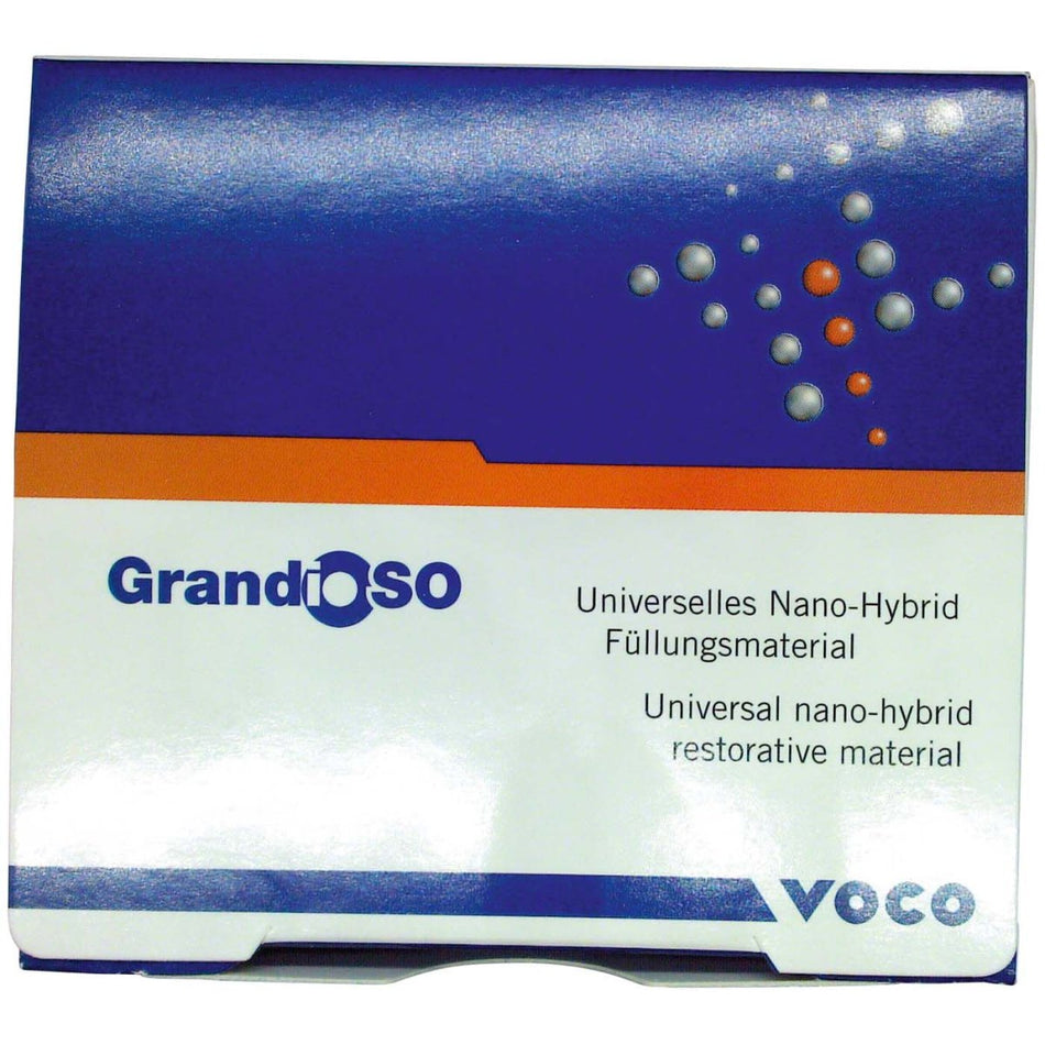 GrandioSO, universal nano-hybrid filling material, A3, 80 capsules of 0.25 g each